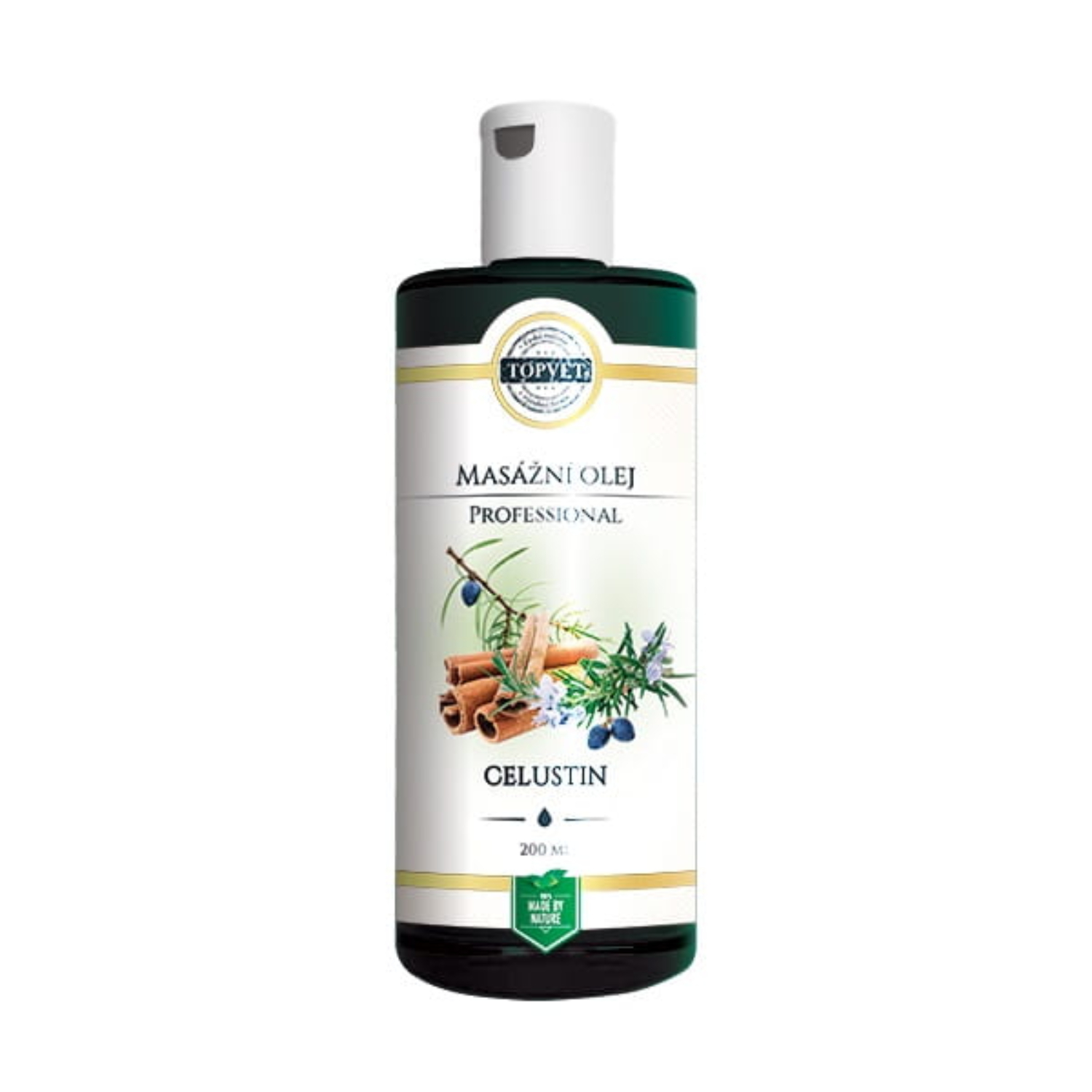 Topvet celustin - mieszanka przeciw cellulitowi, profesjonalny olejek do masażu, 200 ml
