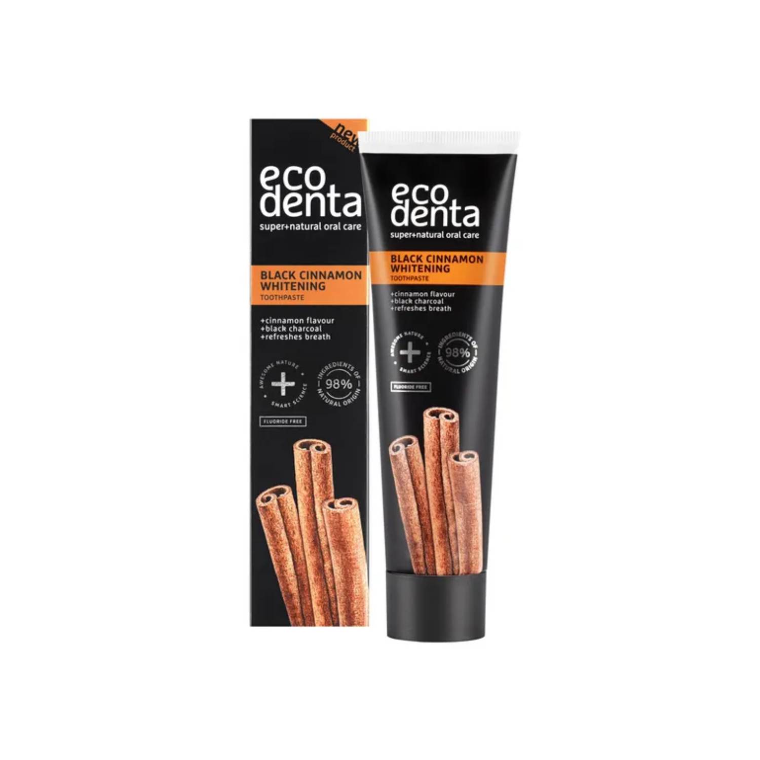 Ecodenta - pasta do zębów czarny cynamon, 100 ml