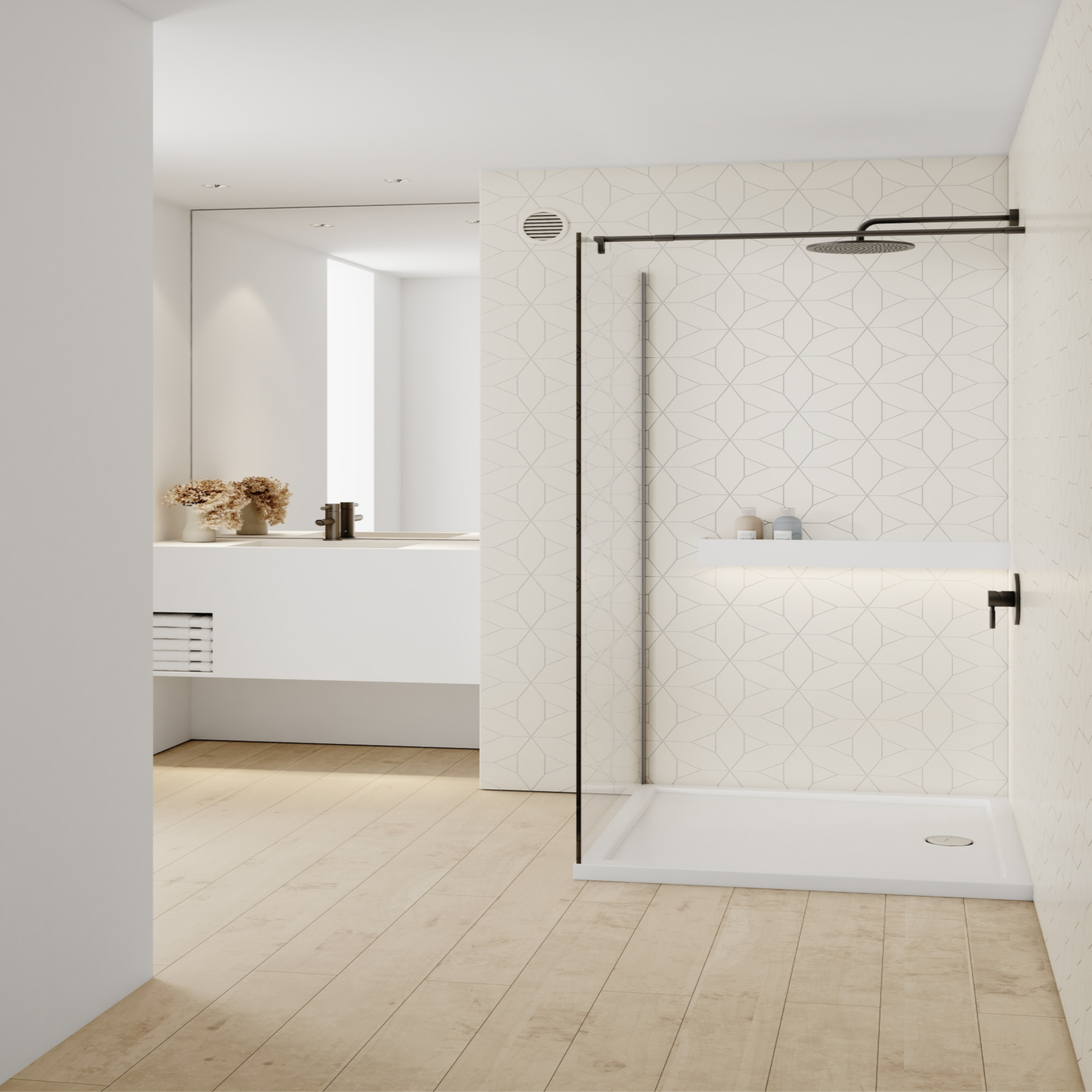 Schedline Sharper brodzik prostokątny 110x80 cm biały 3S.S2P-80110
