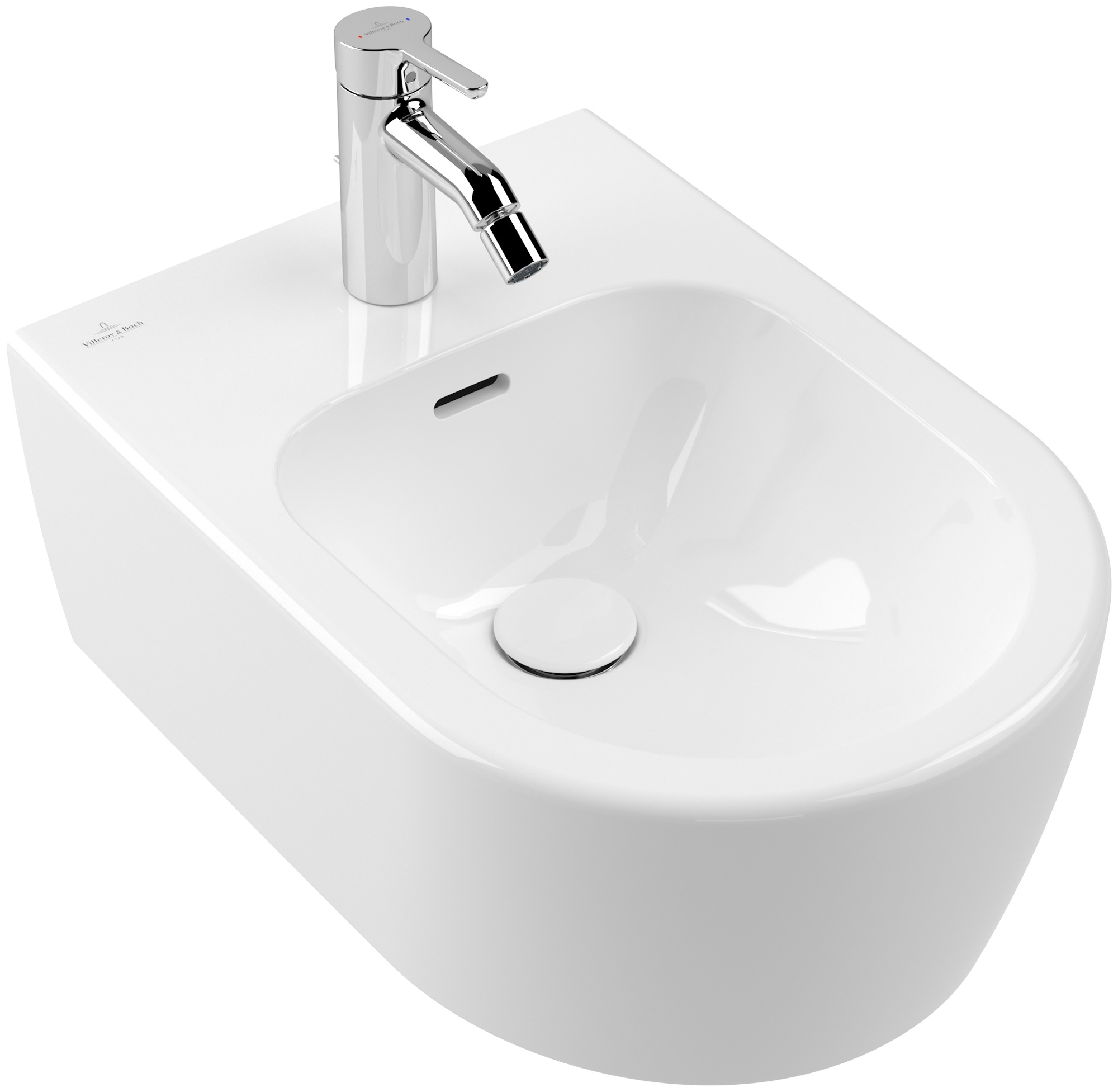 Villeroy & Boch Skyla bidet wiszący CeramicPlus Weiss Alpin 448200R1