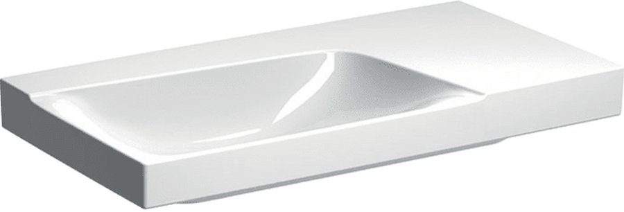 Geberit Xeno2 umywalka 90x48 cm ścienna prostokątna prawa biała 500.534.01.1
