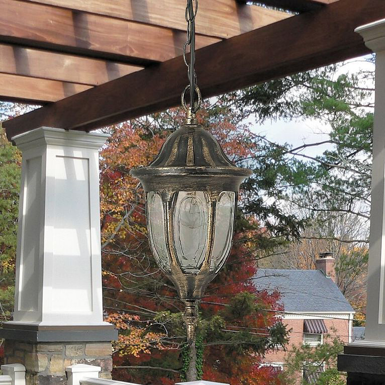 Rabalux Milano lampa wisząca zewnętrzna 1x60 W złota 8374