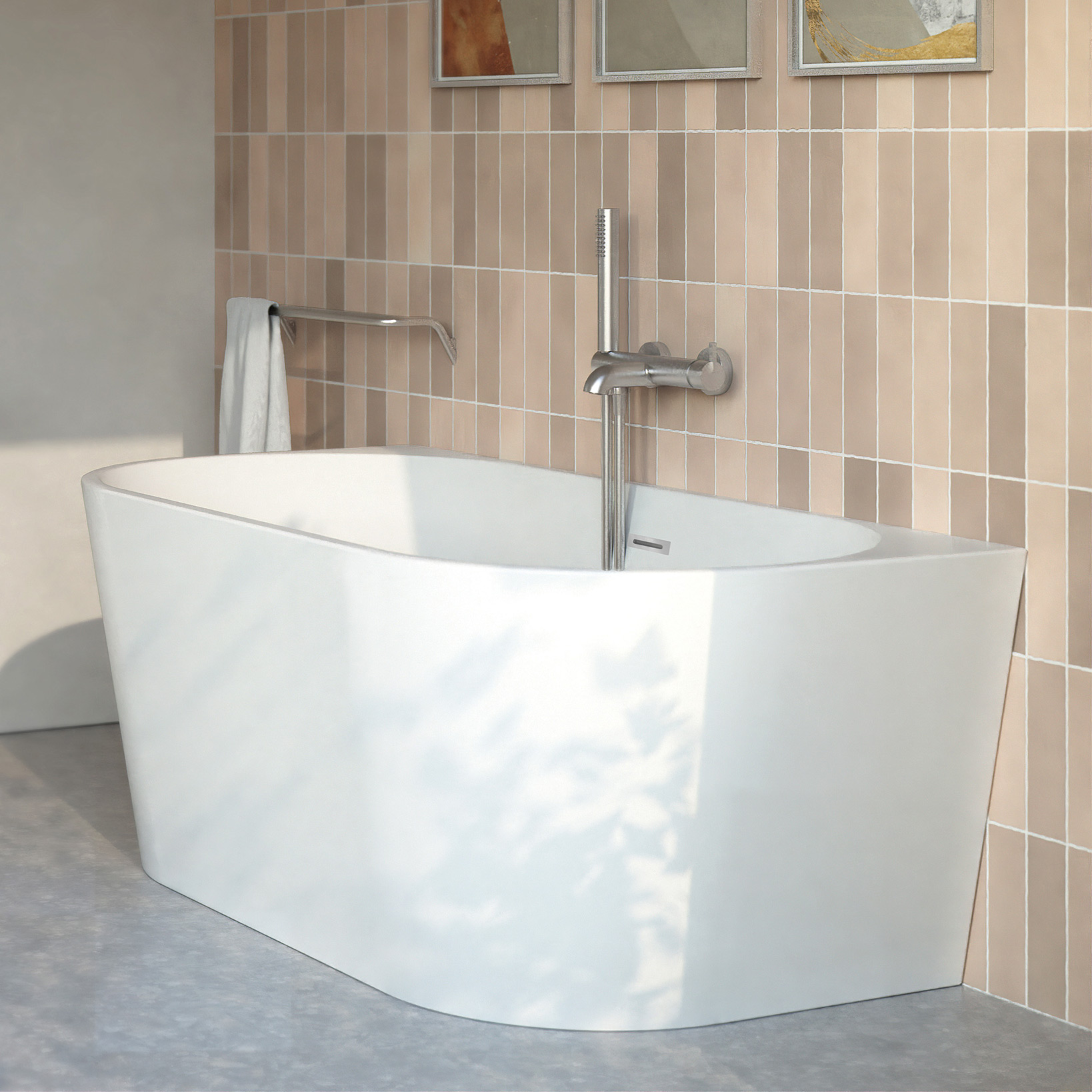 Deante Silia wanna przyścienna 160x75 cm biała KDS016W - Wysyłka w 24h