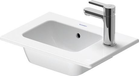 Duravit ME by Starck umywalka 43x30 cm prostokątna meblowa biała 072343AC41