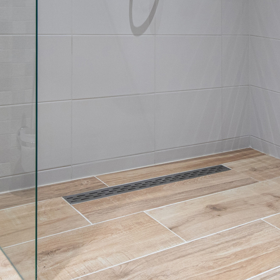 ACO ShowerDrain C korpus odpływu liniowego 88,5 cm kołnierz płaski stal nierdzewna 9010.88.03
