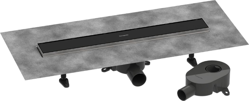 Hansgrohe RainDrain Go odpływ liniowy 60 cm kompletny czarny mat 56271670