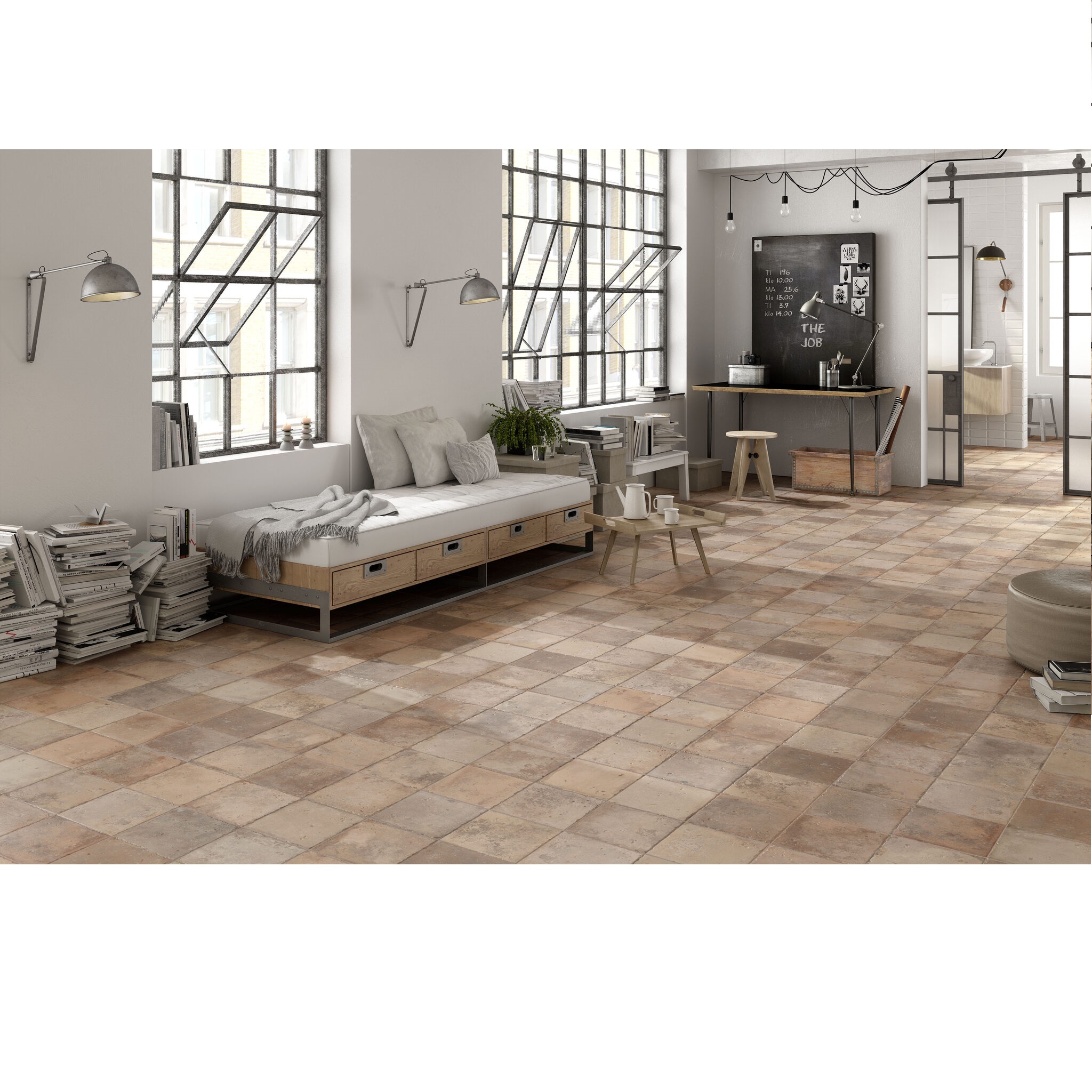 Peronda Fs płytka ceramiczna 45x45 cm beżowa-brązowa-ceglasta