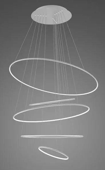 Altavola Design Led Shape lampa wisząca 1x192 W srebrna LA085/P_150_in_3k_silver
