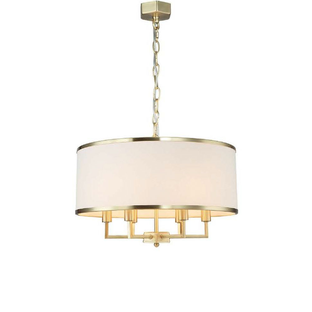 Open Design Casa Old Gold M lampa wisząca 6x15W złoto satynowe/kremowa biel OR80230