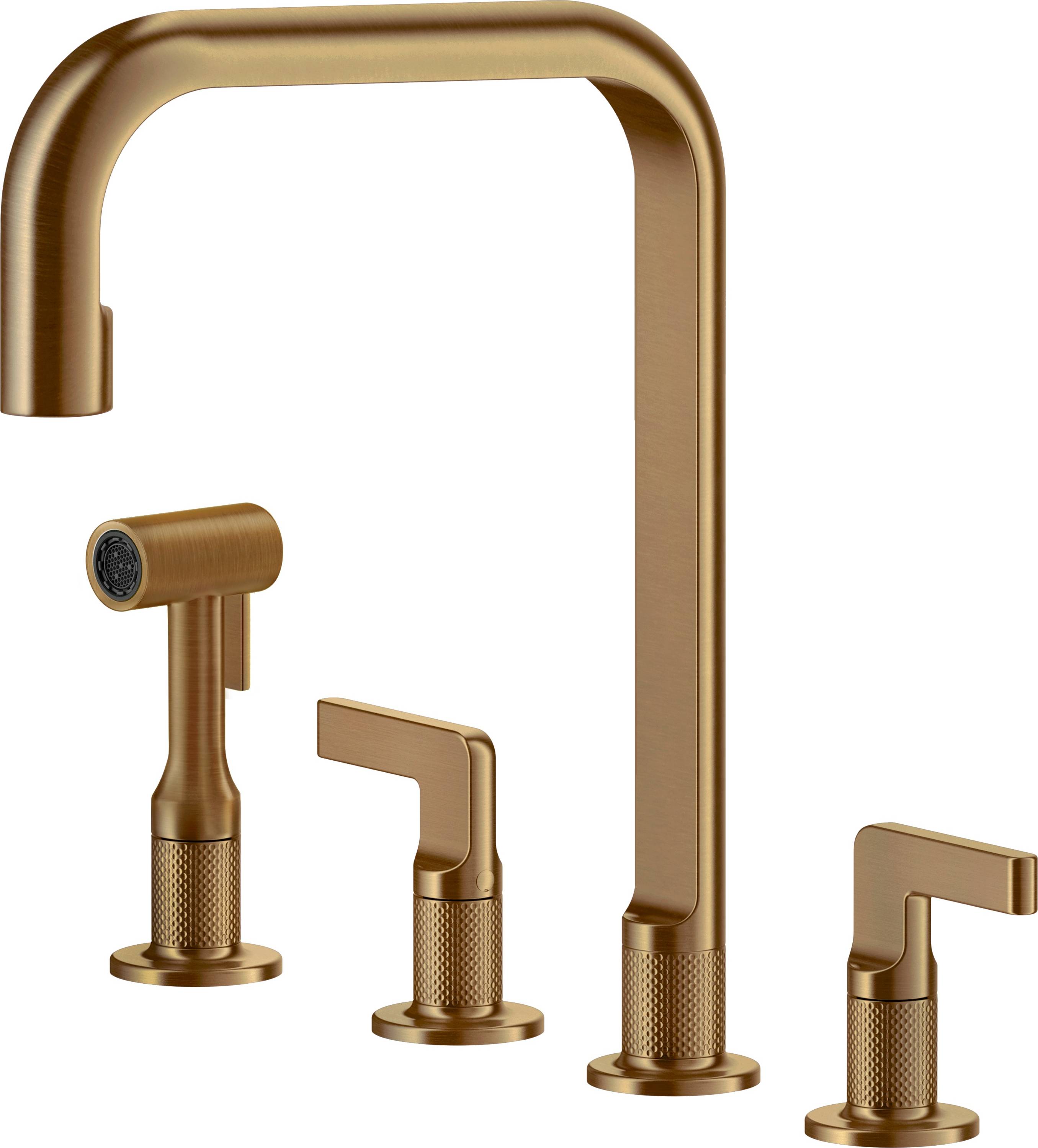 Gessi Inciso bateria kuchenna stojąca brązowa 58703.726