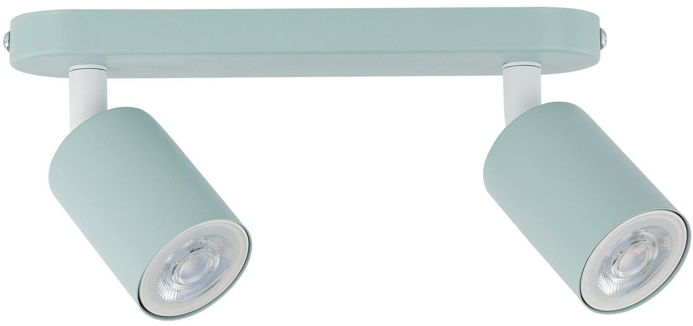 TK Lighting Livia lampa podsufitowa 2x10 W miętowa 10235