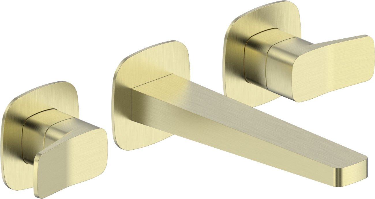 KFA Armatura Malaga Brushed Light Gold bateria umywalkowa podtynkowa złota szczotkowana 4529-821-31