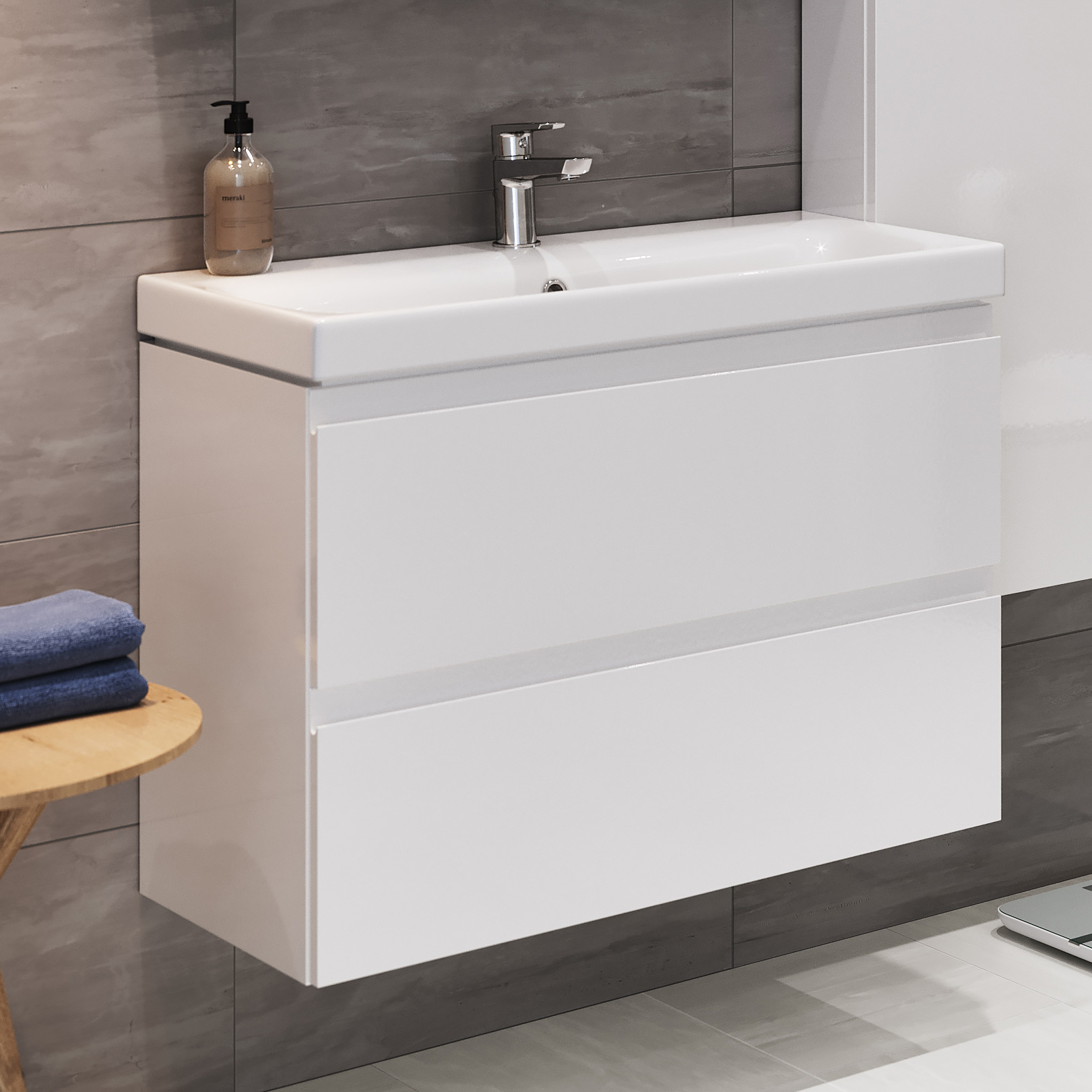 Cersanit Moduo szafka 59,5x44,7x57 cm podumywalkowa wisząca biała S929-010 - Wysyłka w 24h