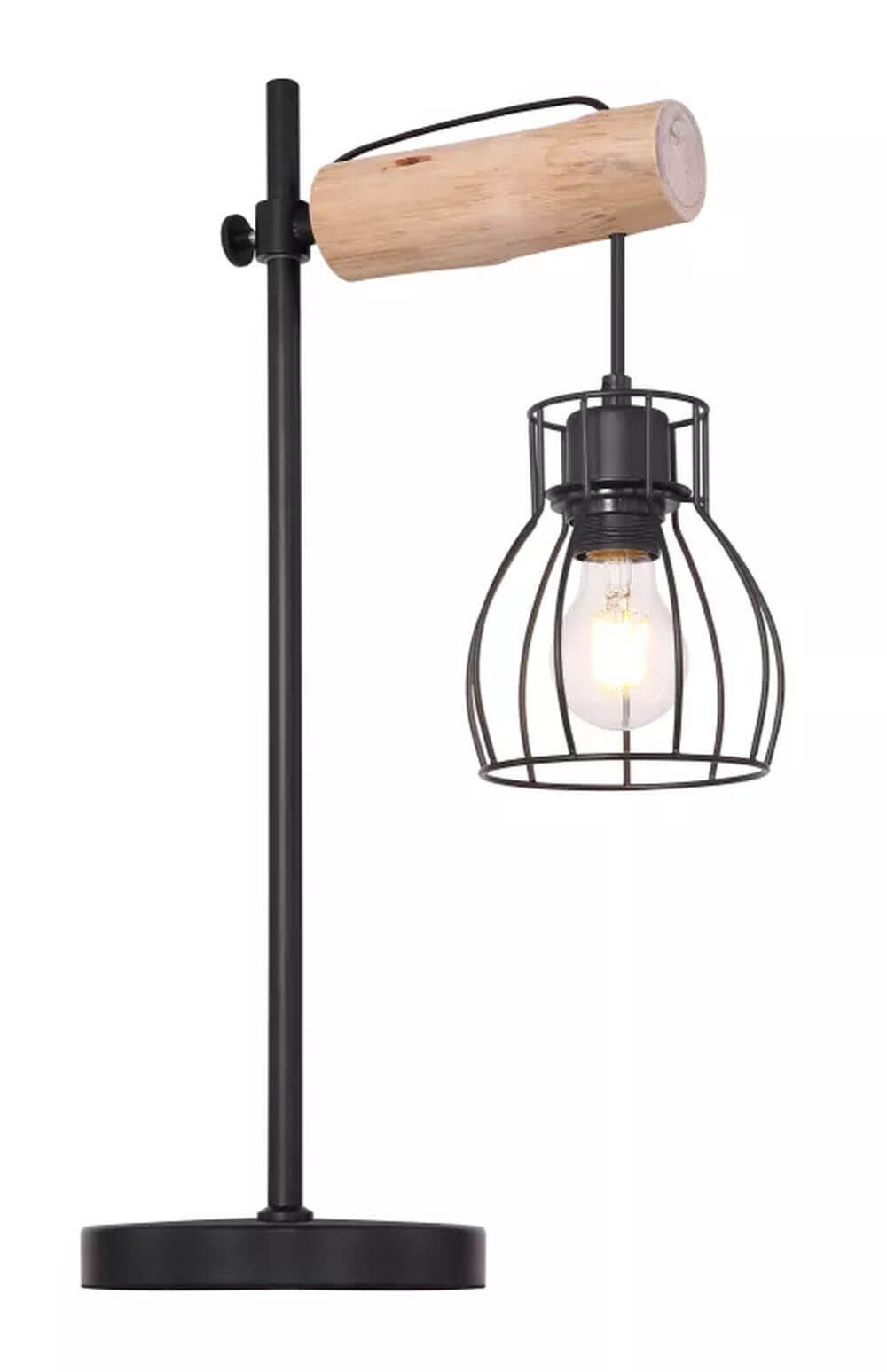 Globo Lighting Mina lampa stołowa 1x40 W czarna 15326TN
