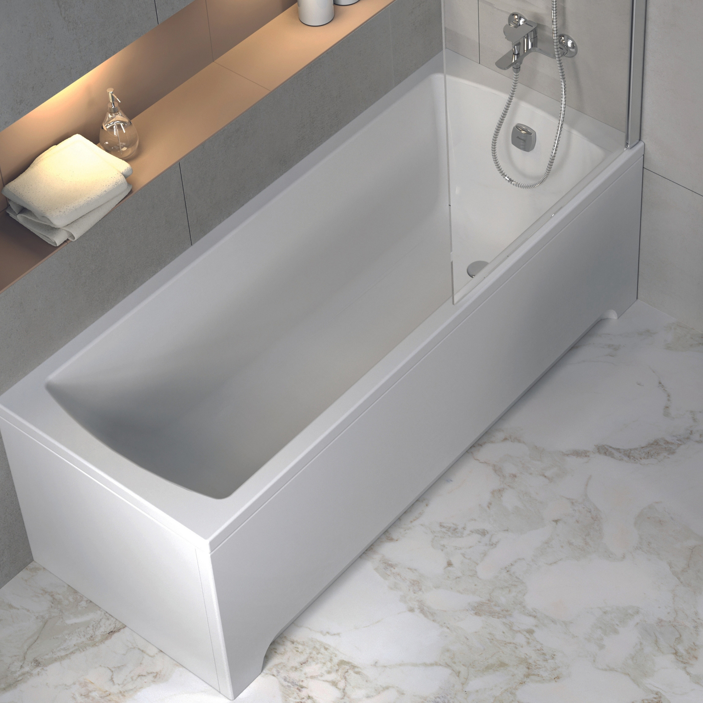 Ravak Classic wanna prostokątna 140x70 cm biała CC21000000