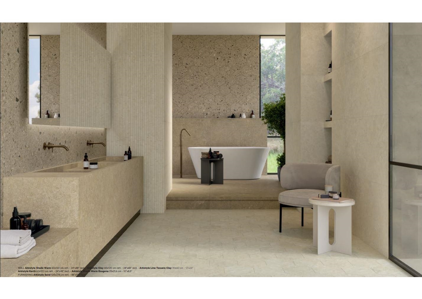 Marca Corona Arkistyle Sand płytka ścienno-podłogowa 60x60 cm beżowa