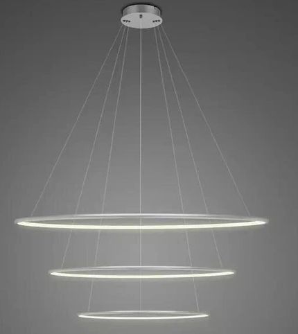 Altavola Design Led Shape lampa wisząca 1x106 W srebrna LA075/P_80_in_3k_silver_Dali