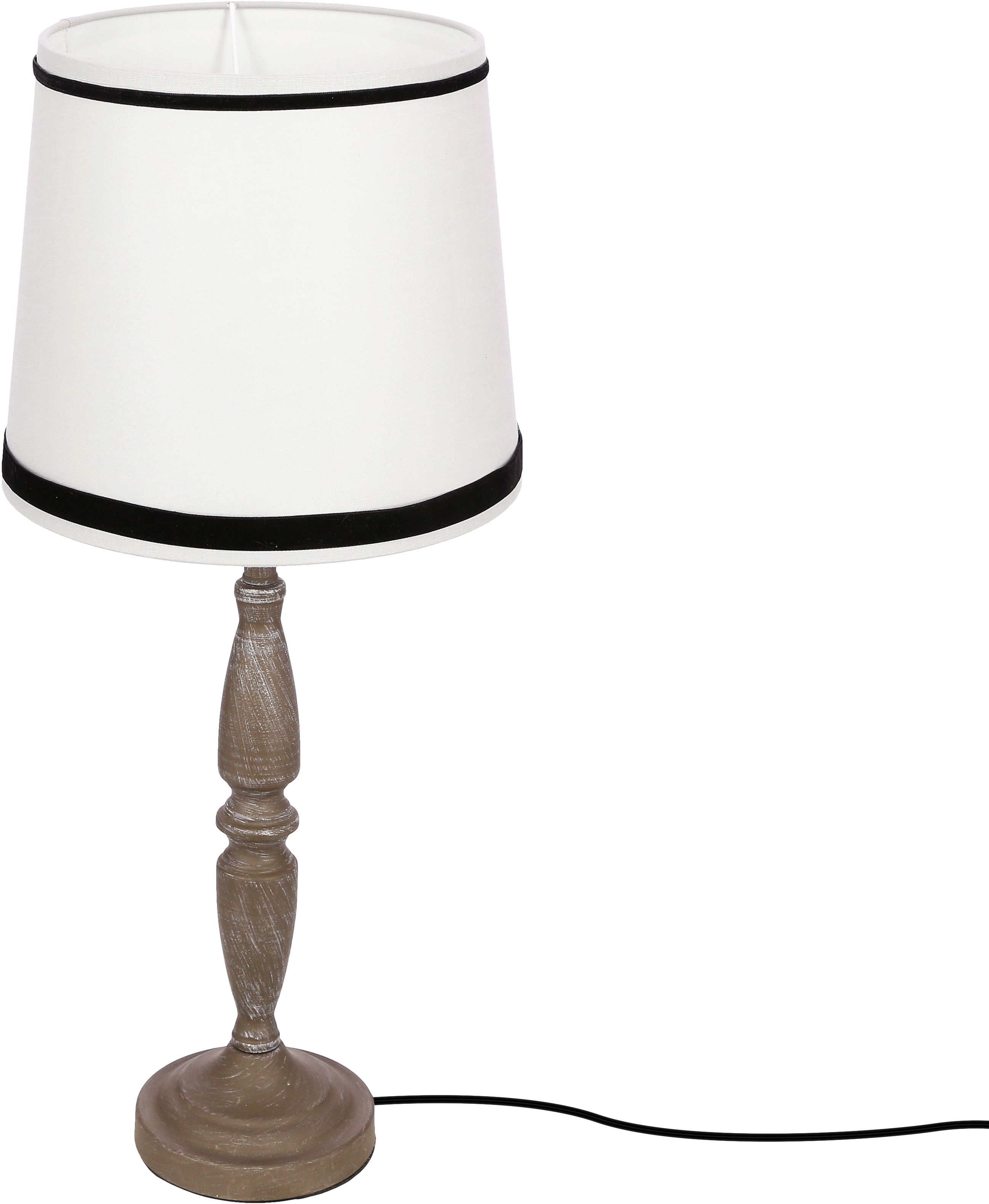 Candellux Cardinale lampa stołowa 1x40 W szara 41-40107