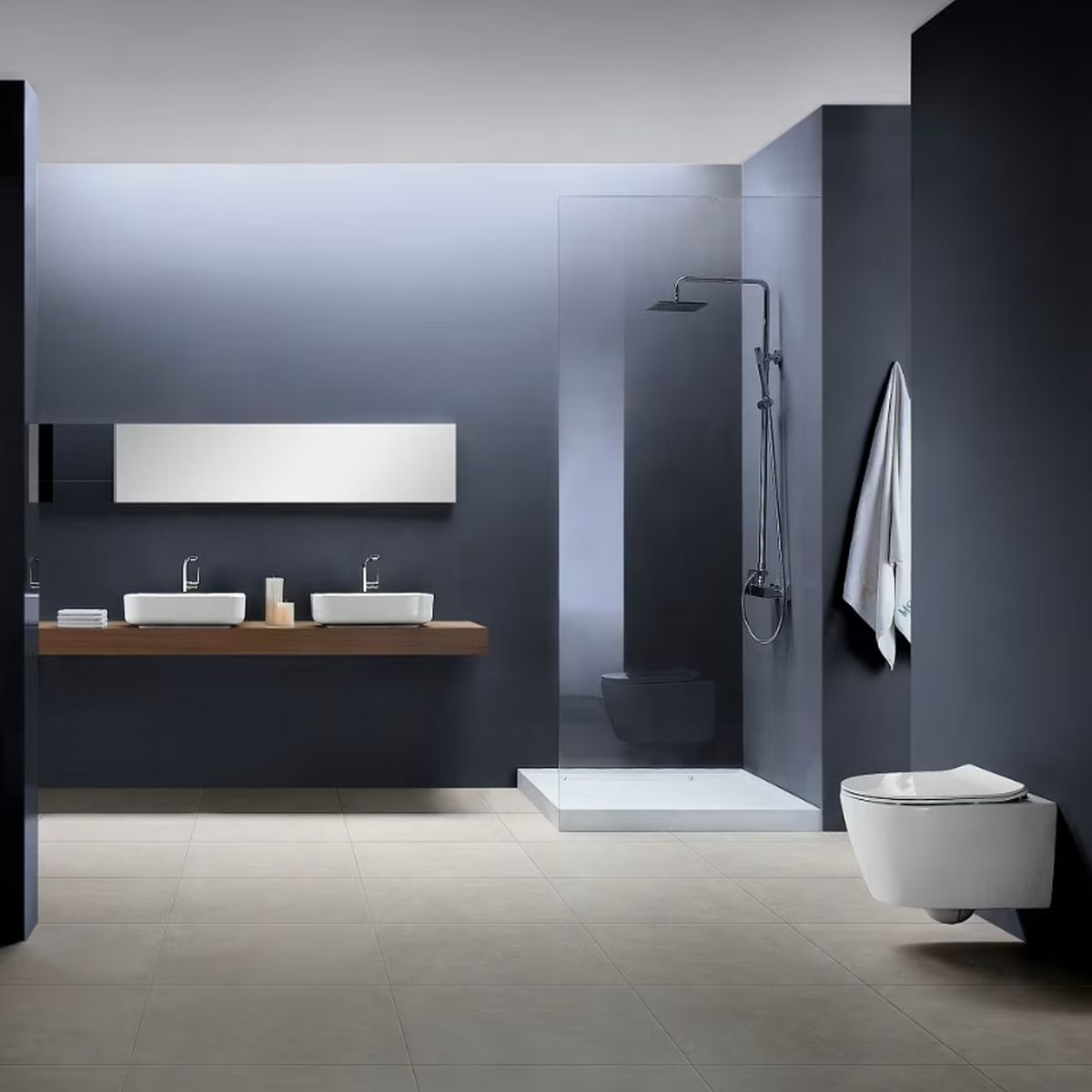 Kronenbach Tube miska WC wisząca bez kołnierza biały KB15100TU - Wysyłka w 24h