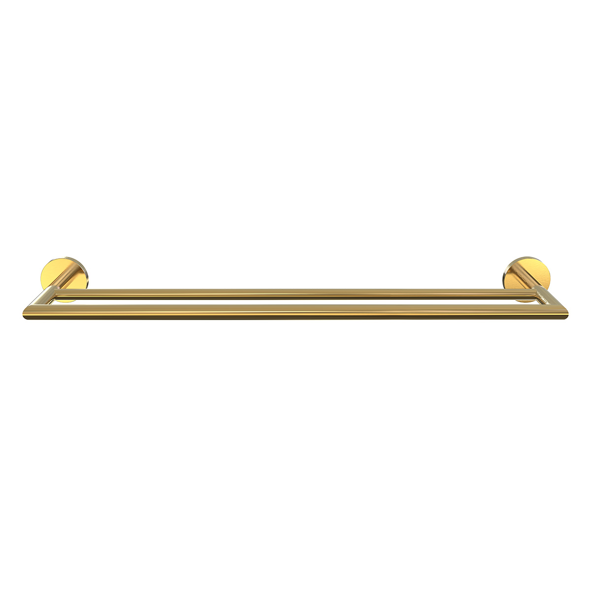 Oltens Gulfoss wieszak na ręcznik 60 cm podwójny złoto szczotkowane 80102810 - Wysyłka w 24h