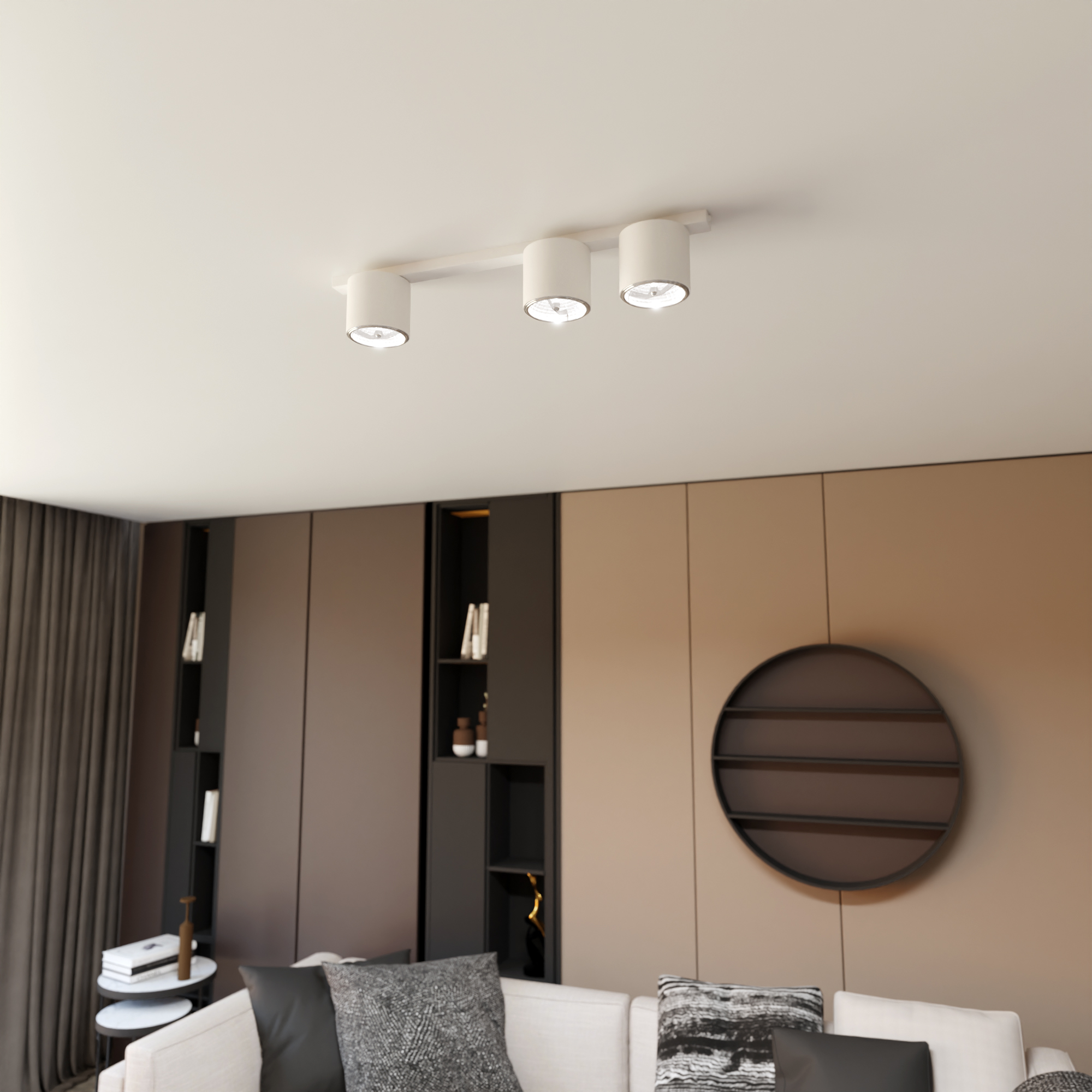 Emibig Nano lampa podsufitowa 3x10 W biała 1311/3