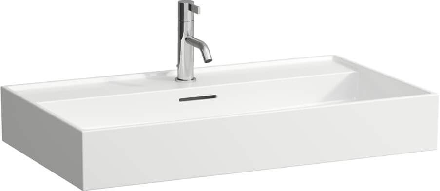 Laufen Kartell umywalka 80x46 cm prostokątna ścienna biały połysk H8163360001041