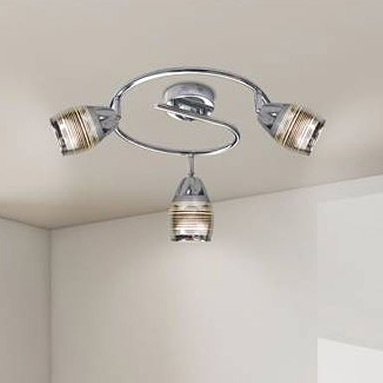 Candellux Milton lampa podsufitowa 3x10W chrom 93-61300