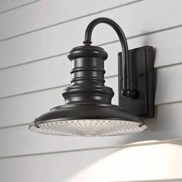 Elstead Lighting Redding Station kinkiet zewnętrzny 1x60 W ciemny brąz FE-REDDING2-M-RB