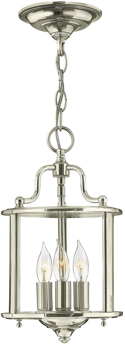 Elstead Lighting Gentry lampa wisząca 3x60 W nikiel polerowany HK-GENTRY-P-S-PN