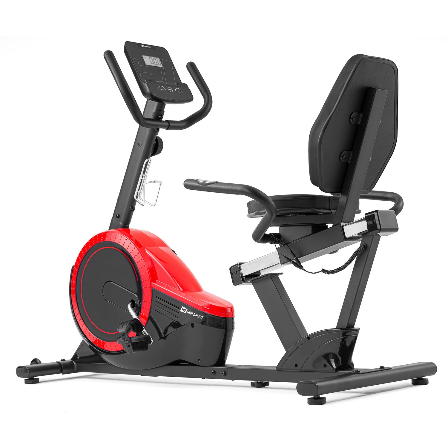 Rower leżący magnetyczny HS-060L Pulse czerwony