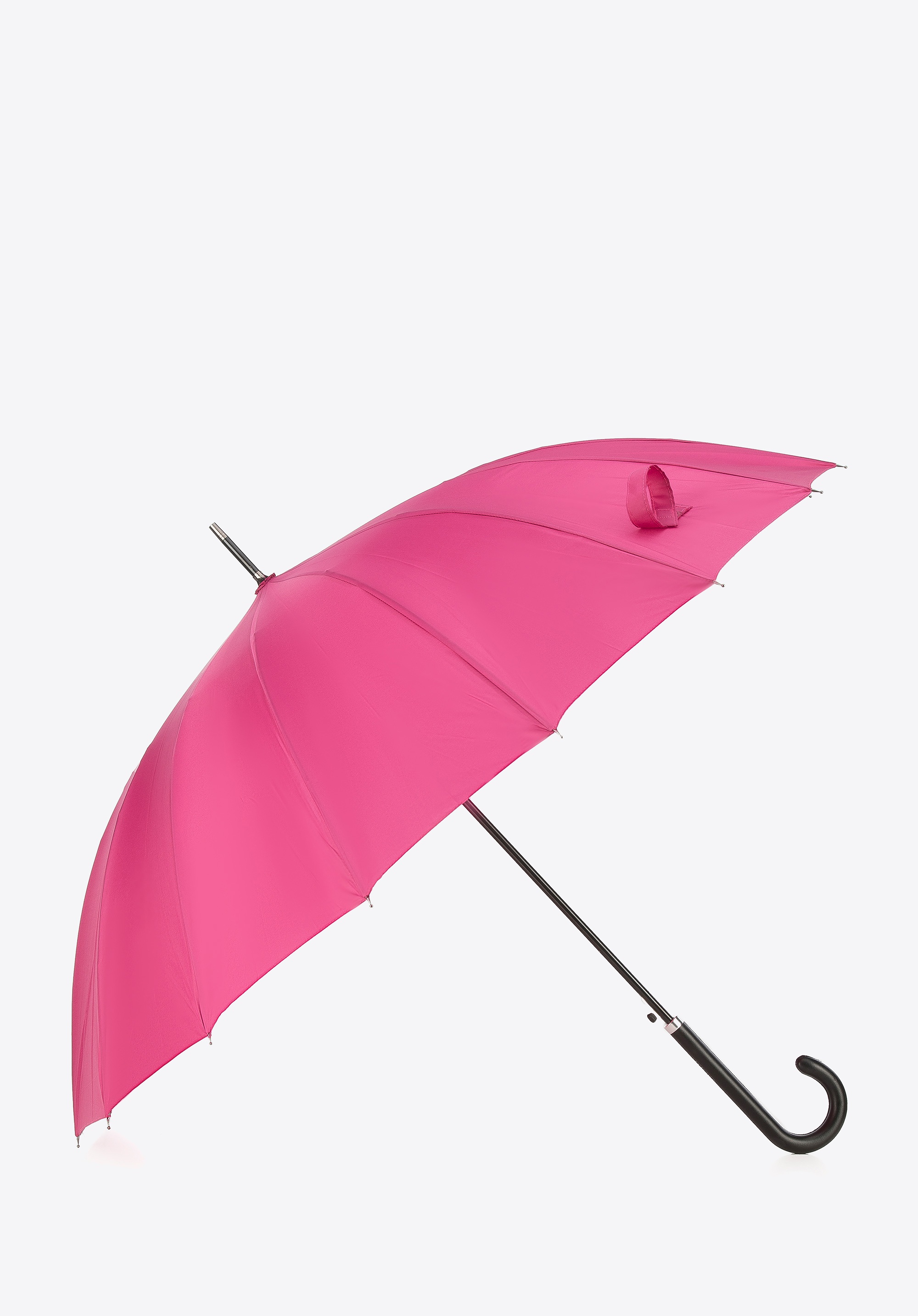 Parasol półautomatyczny szeroki fuksja
