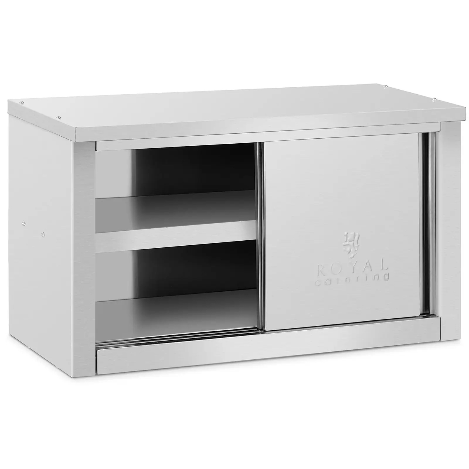 Szafka ścienna ze stali nierdzewnej 90x40x50cm, do 60kg | 10012556