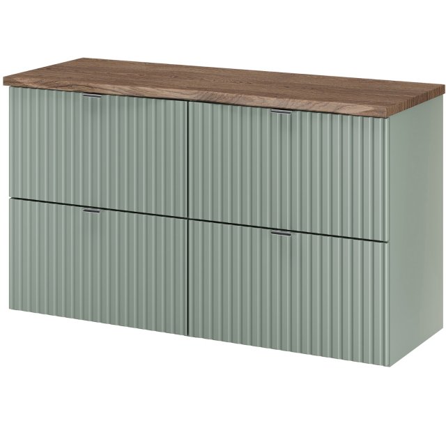 COMAD Zestaw mebli LINE REED GREEN 2 szafki z blatem NATURE CASELLA 1