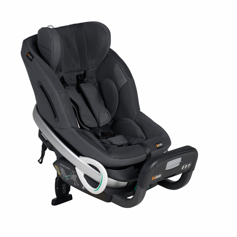 BeSafe Stretch - fotelik samochodowy dla dzieci od 61 do 125 cm wzrostu, do 36 kg-Antracyt Mesh