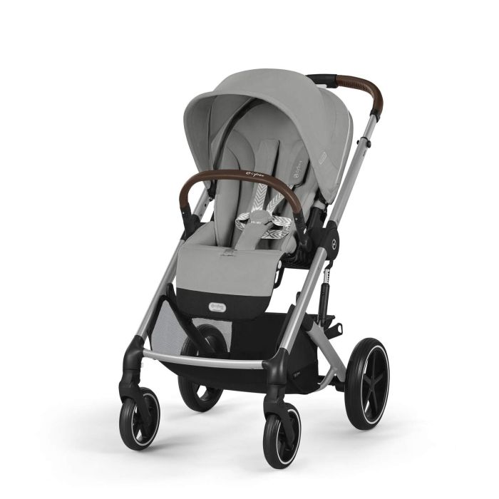 Balios S Lux - wózek spacerowy-Stone Grey (Silver Frame)