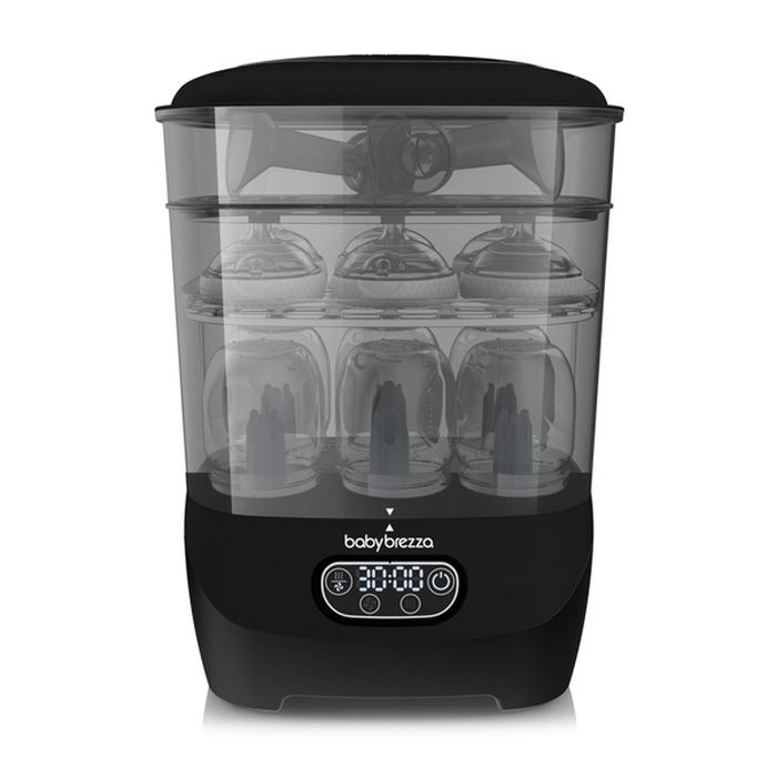 Baby Brezza Dryer Advanced - sterylizator i suszarka do butelek-All Black