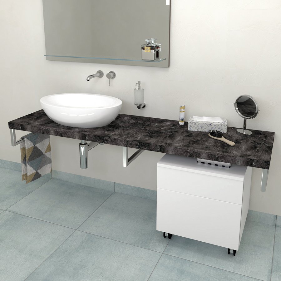 Darmowa Dostawa - Blat 120x49.5 cm grafit Sapho Avice AV129