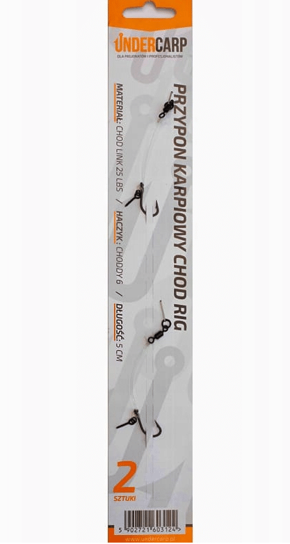 Undercarp Przypon karpiowy Chod Rig nr6 2szt