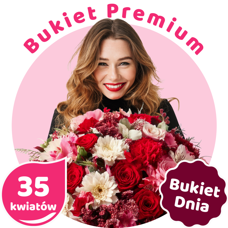 Bukiet Deluxe - niespodzianka na Dzień Kobiet