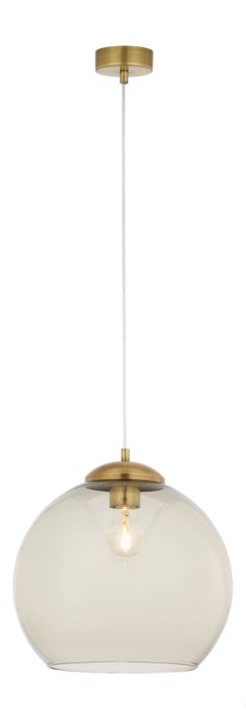 Lampa wisząca Jupiter ASTI mosiądz 1xE27x40W IP20 wym: 80x29x29cm - 1 szt.