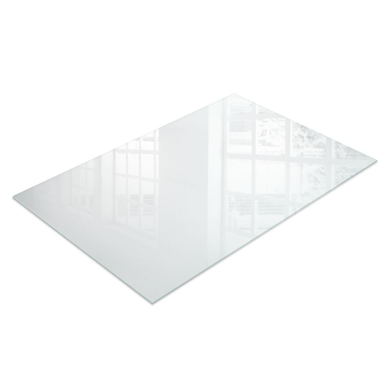 Szklany Hartowany Blat Mleczny Tulup 120x80 cm Długa Nakładka Ochronna Meble Hartowana 1szt.