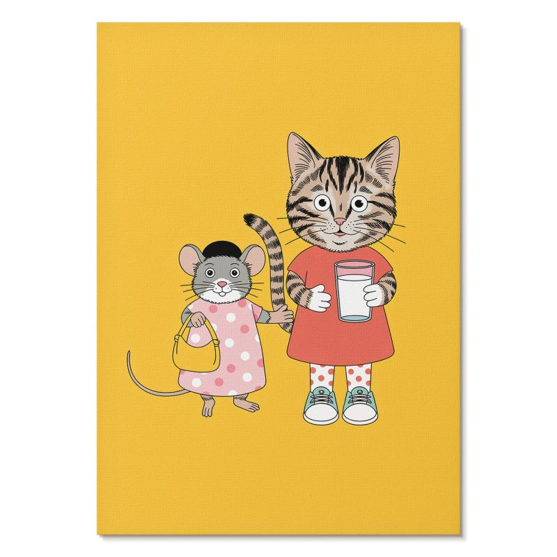 Plakat na Ścianę Tulup 21x29,7 cm (A4) Rysunek zwierząt Do dzieci, salonu, przedpokoju 1 szt.