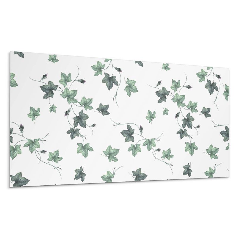 Panel samoprzylepny Wallfluent 100x50 cm Motyw liści na jasnym tle 1 szt.