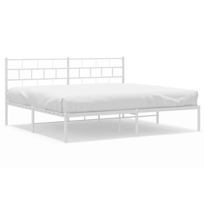 Łóżko metalowe WaszeMeble 183x213 cm biały WM-355713 1 szt.