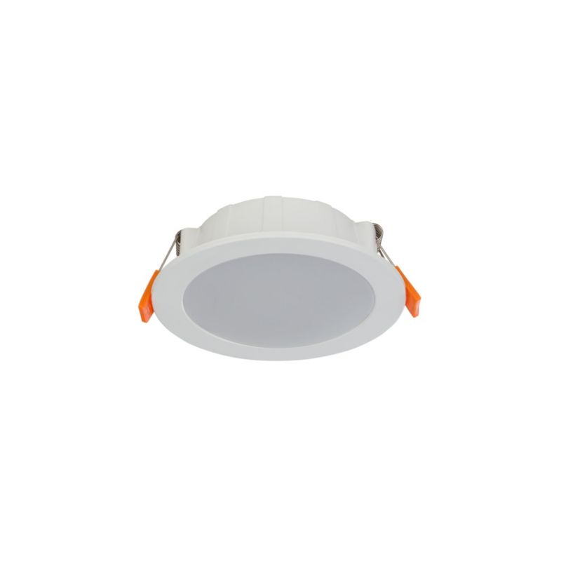 Oprawa sufitowa wpuszczana Nowodvorski Lighting Kos łazienkowa biała LED 8W 3000K 550lm IP44 wym: 12 x 12 cm okrągła - 1 szt.