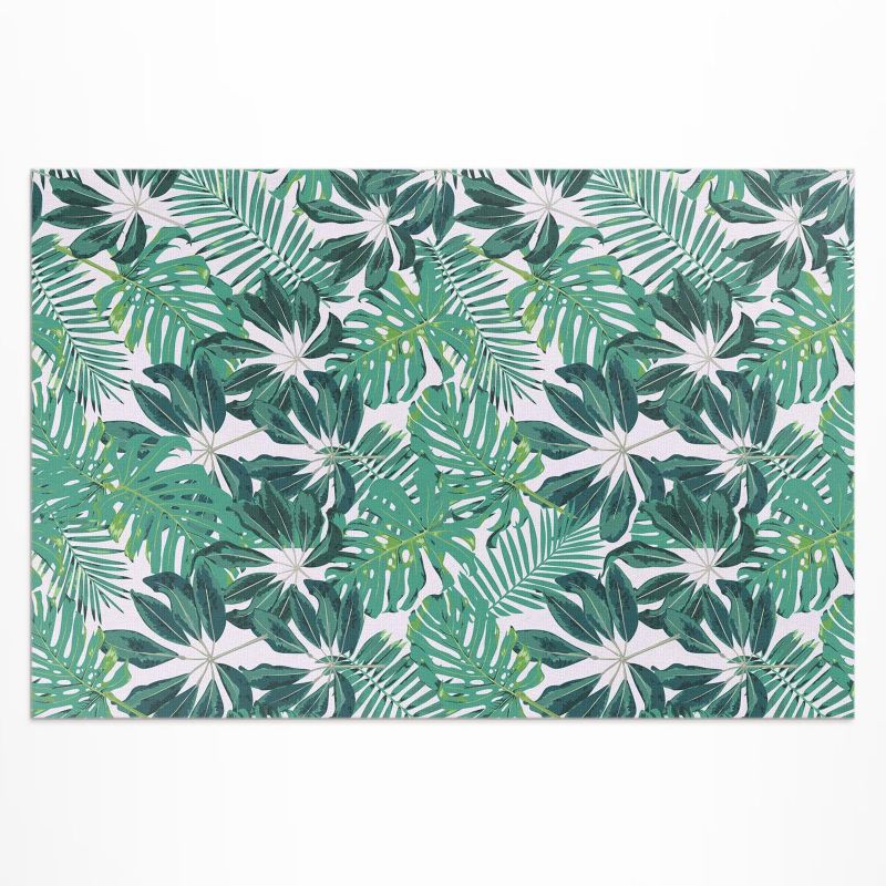 Winylowy Chodnik Zewnętrzny Wallfluent 60x90 cm Palmowe liście tropikalna roślinność 1 szt.