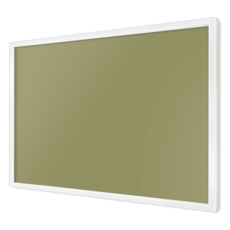 Ozdobna tablica magnetyczna Wallfluent 60x40 Zieleń traw w białej ramie 1szt