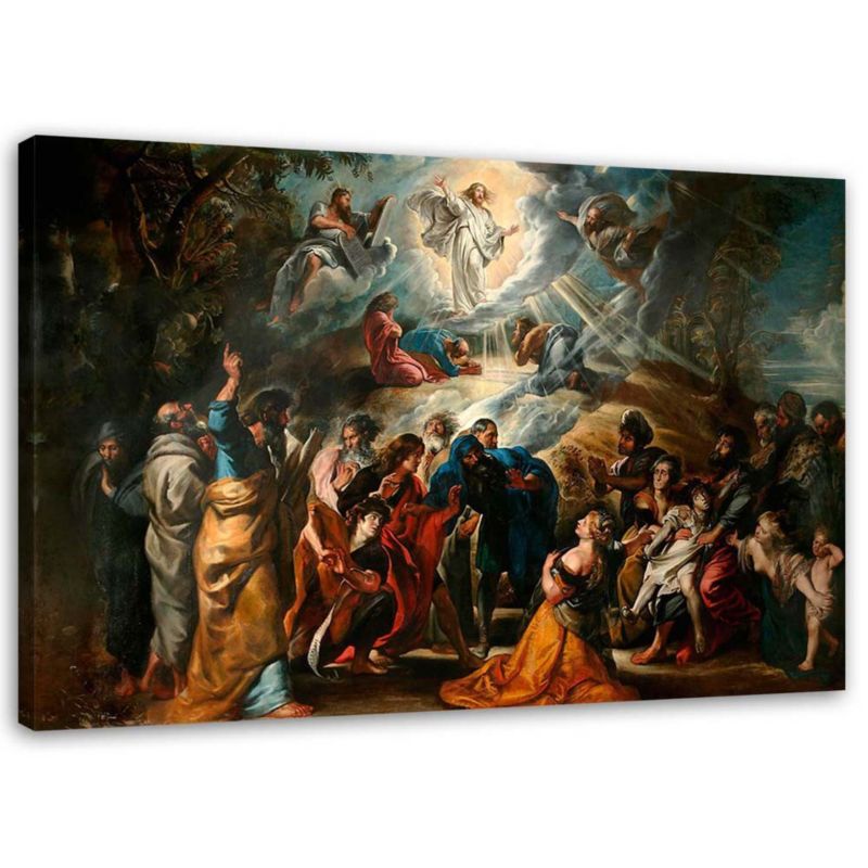 Obraz na płótnie Feeby Przemienienie Pańskie - P. P. Rubens reprodukcja 30x20cm 1szt