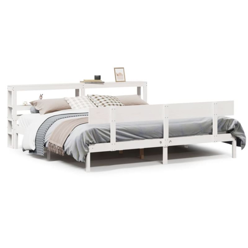 Rama łóżka WaszeMeble 180x200 cm Biały sosna WM-3305807 1 szt.