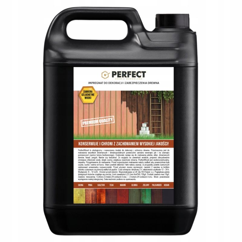 Impregnat do drewna Perfect Wood 10L Zielony - 1 szt.